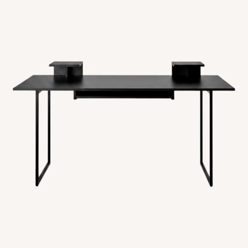 Used IKEA Obegränsad Black Desk for sale on AptDeco
