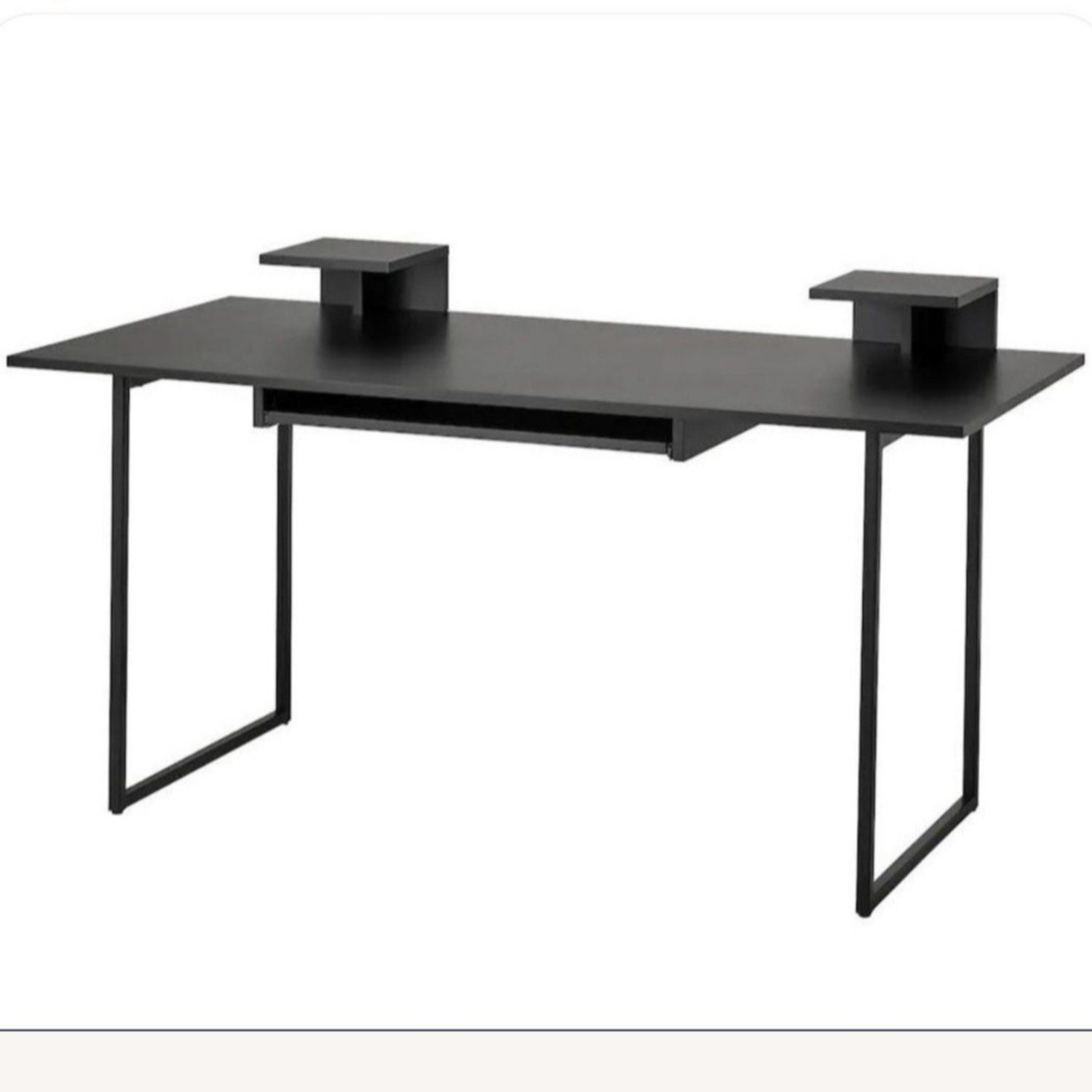 IKEA Obegränsad Black Desk - image-1