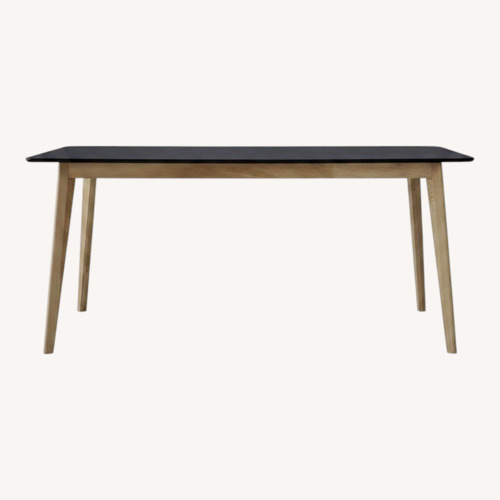 Used Coaster Furniture Black Wood Dining Table for sale on AptDeco