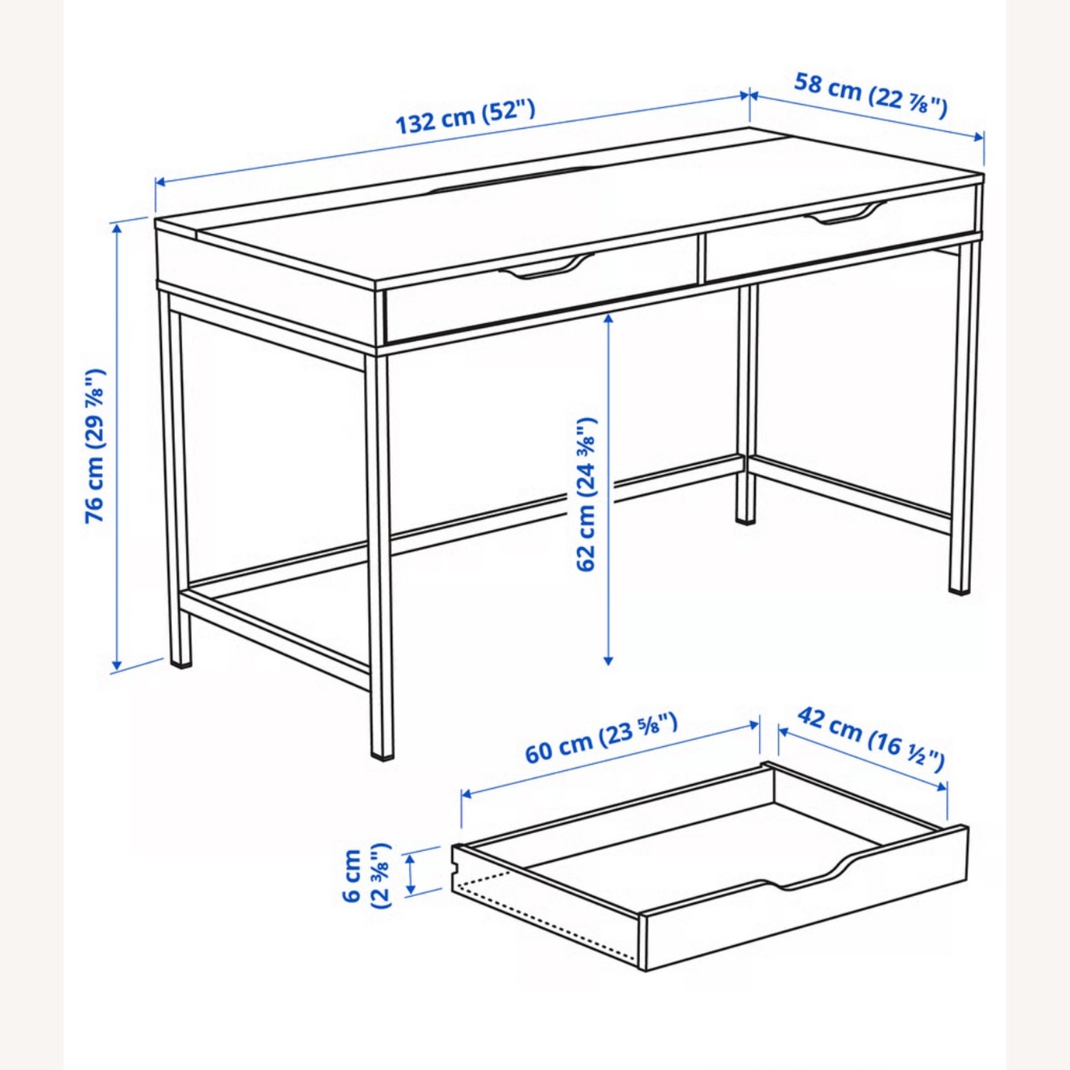 IKEA Alex Desk - image-3