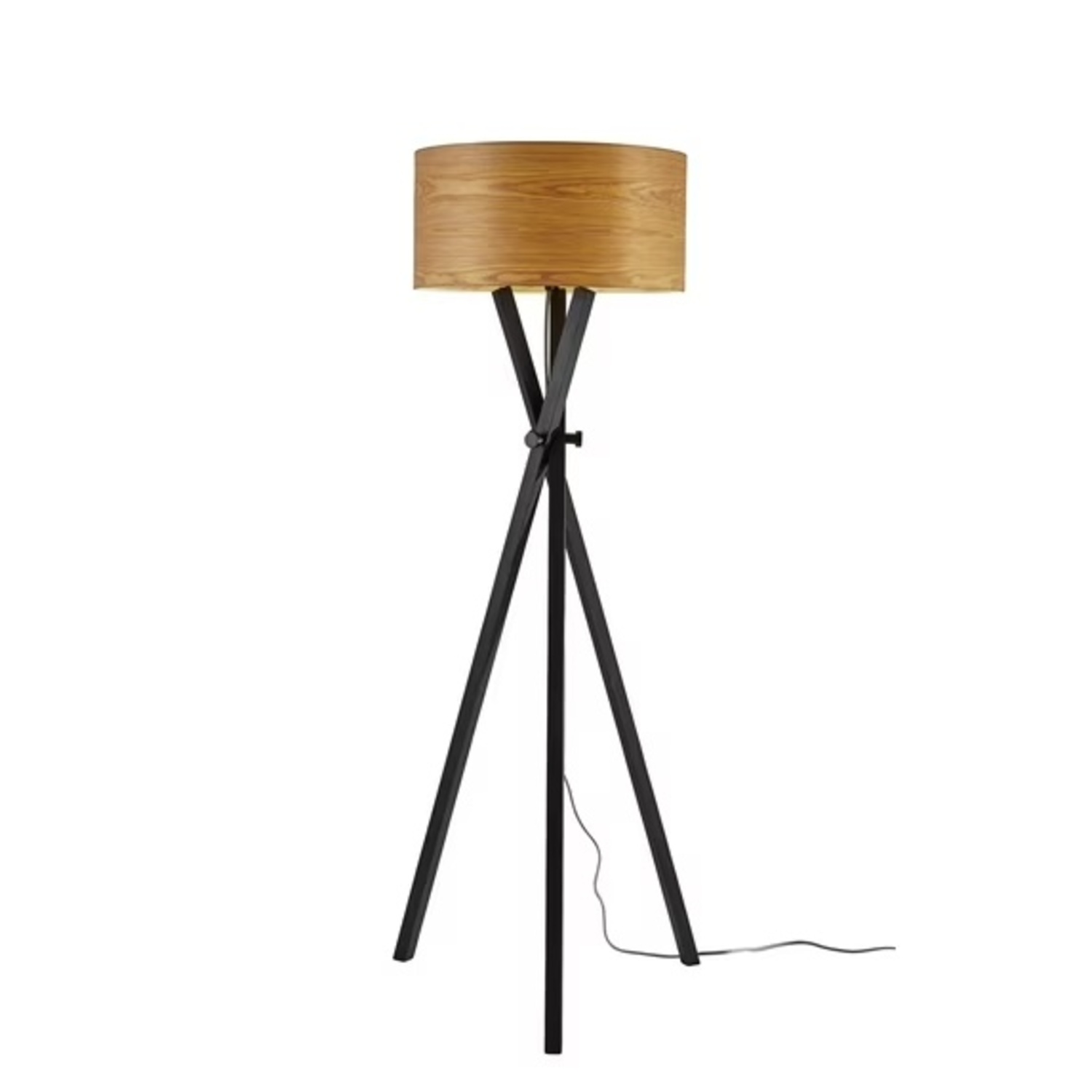 Adesso Home Black Wood Floor Lamp - image-5