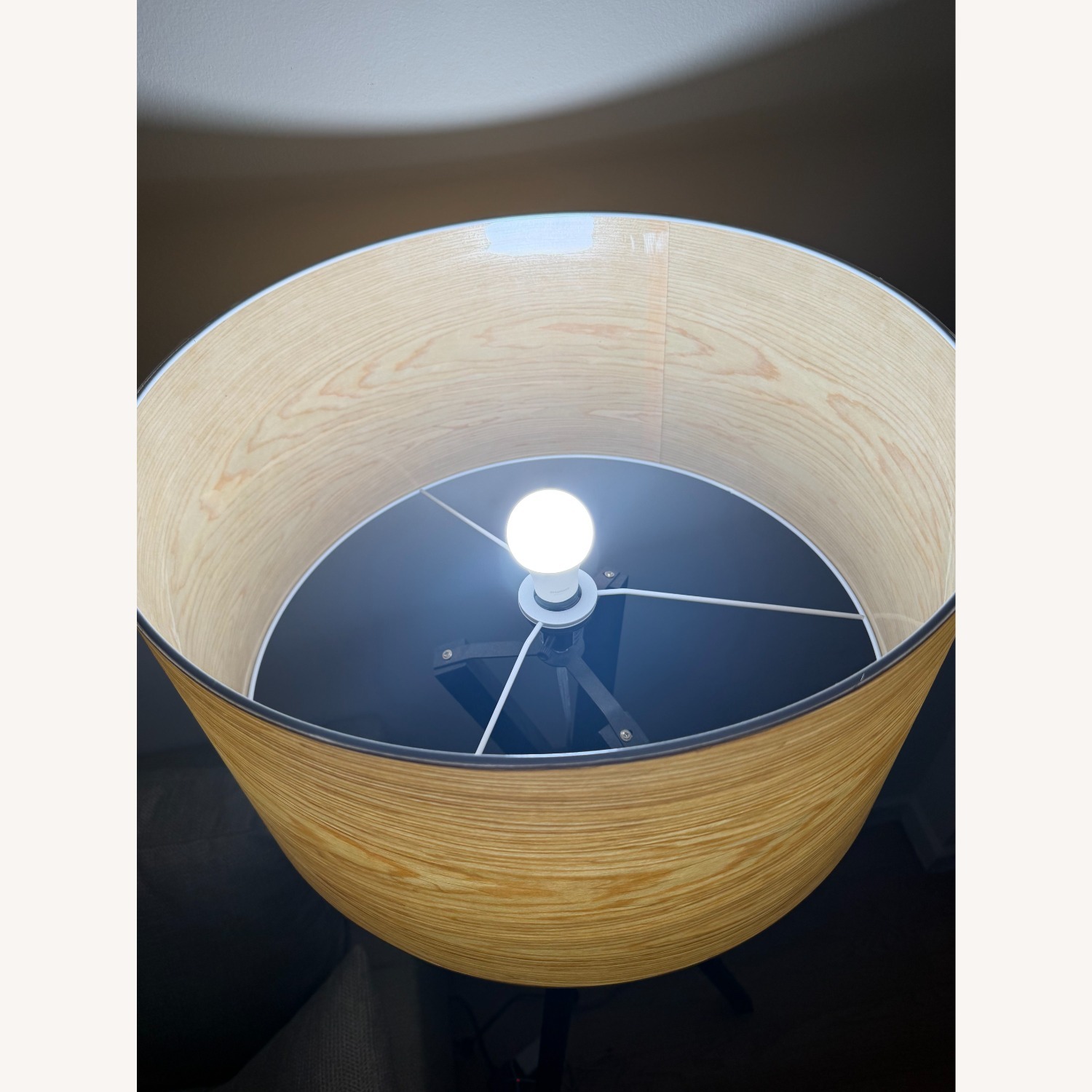 Adesso Home Black Wood Floor Lamp - image-4