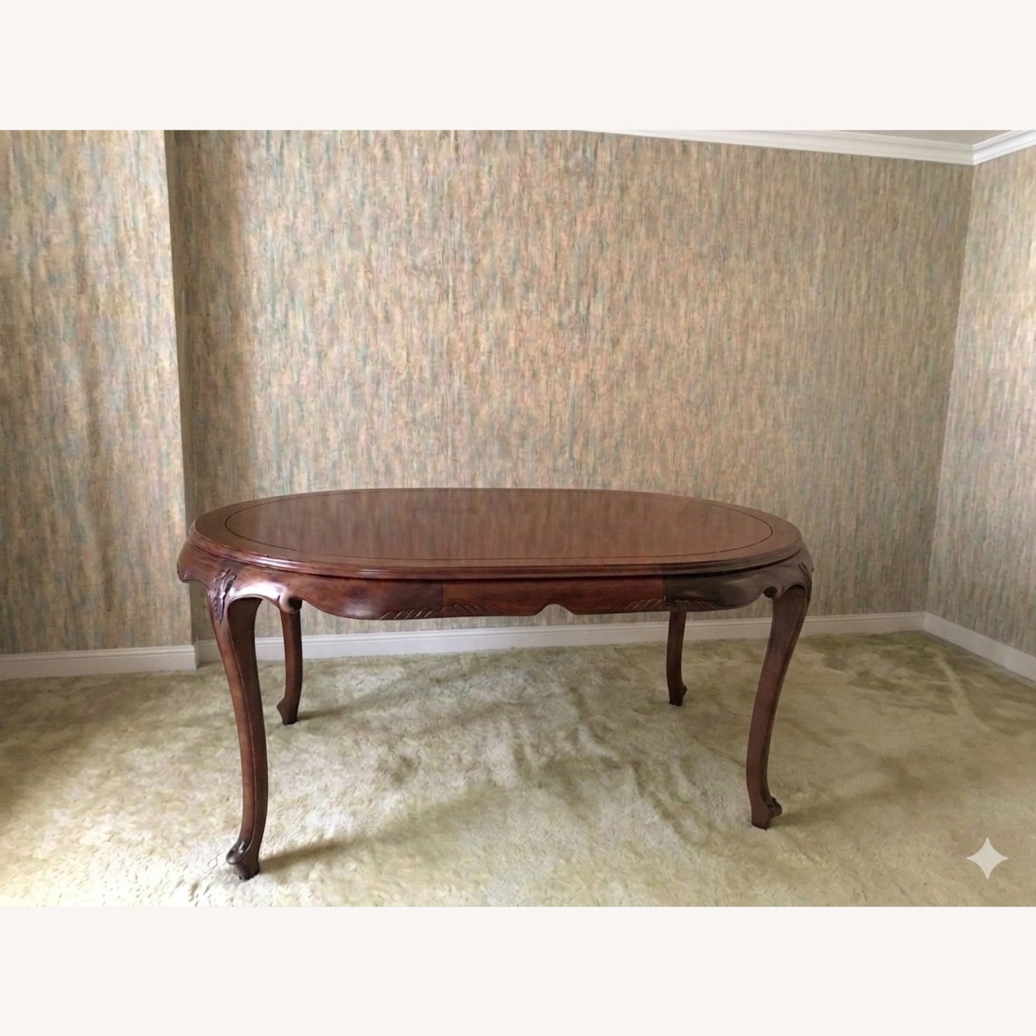Solid Wood Hand Crafted Dining Table and 8 Chairs - image-2