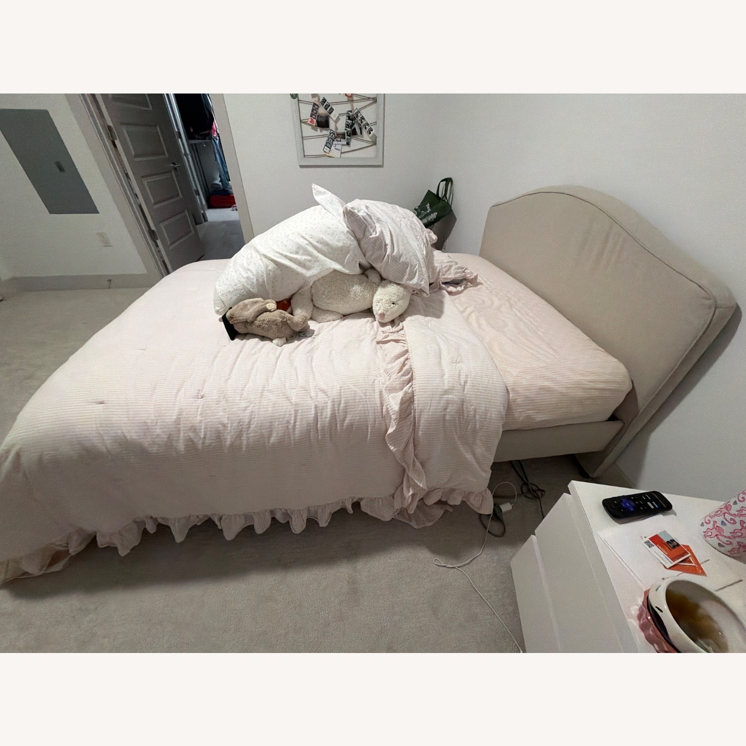 IKEA Green Fabric Full Bed - image-3