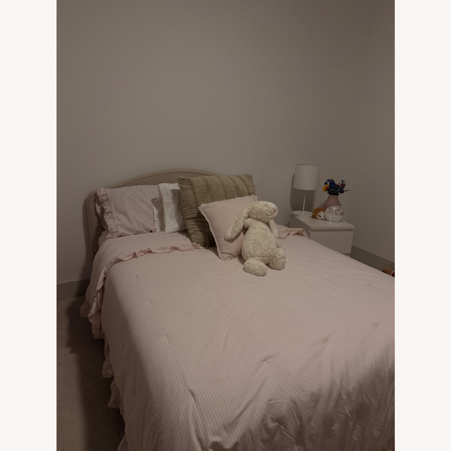 IKEA Green Fabric Full Bed - image-1