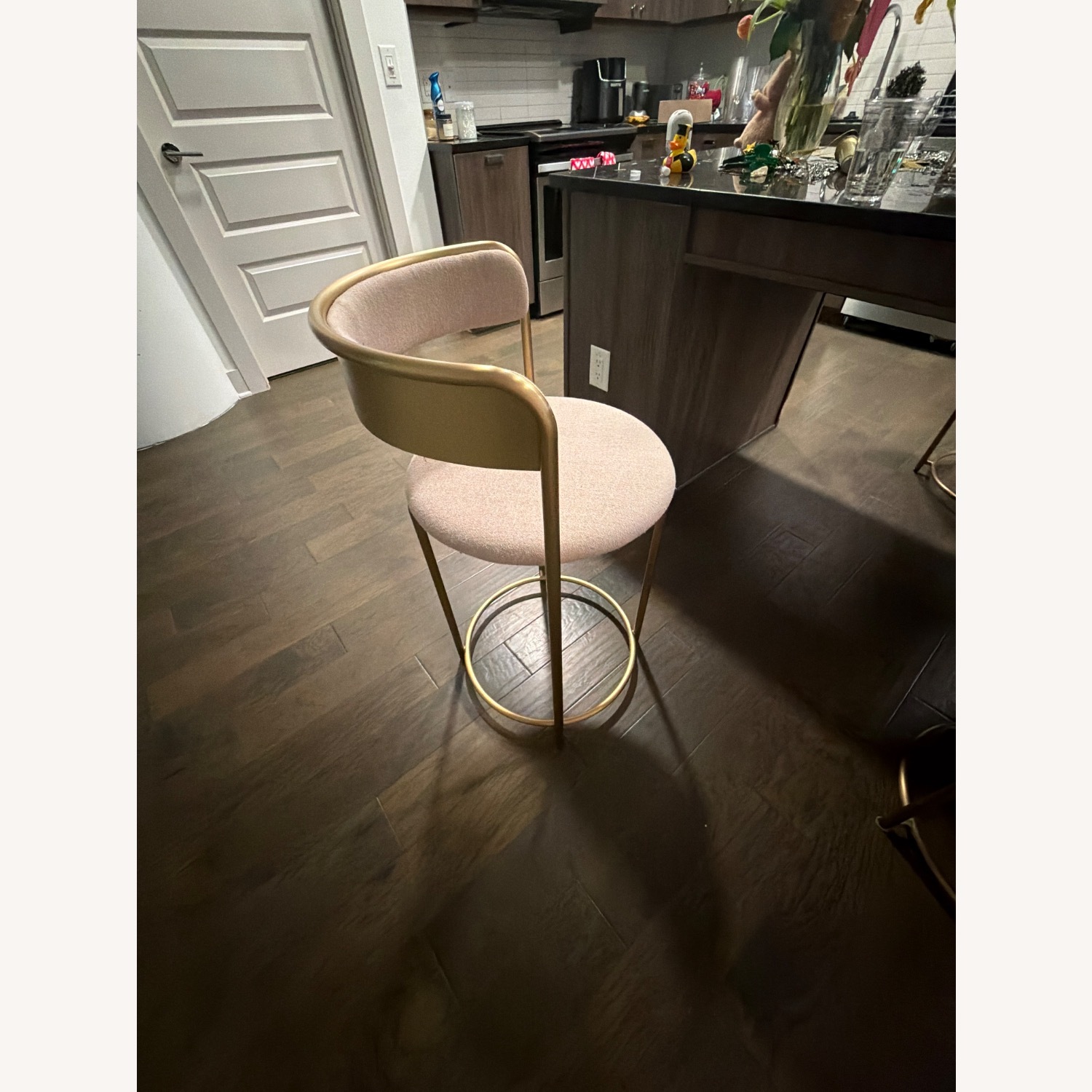 Pink Fabric Stools - image-3
