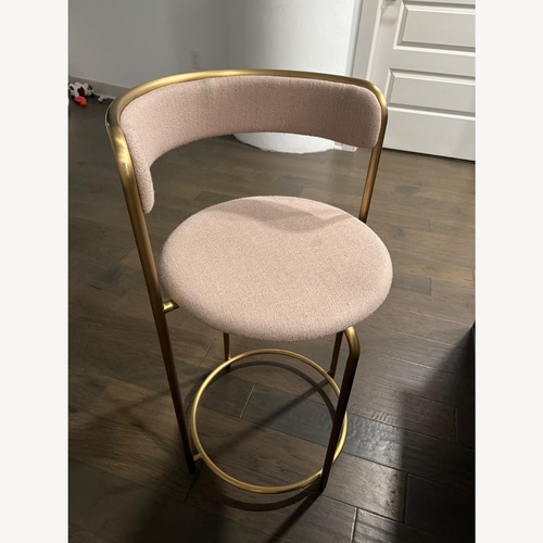 Used Pink Fabric Stools for sale on AptDeco