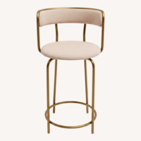 Pink Fabric Stools