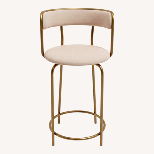 Used Pink Fabric Stools for sale on AptDeco