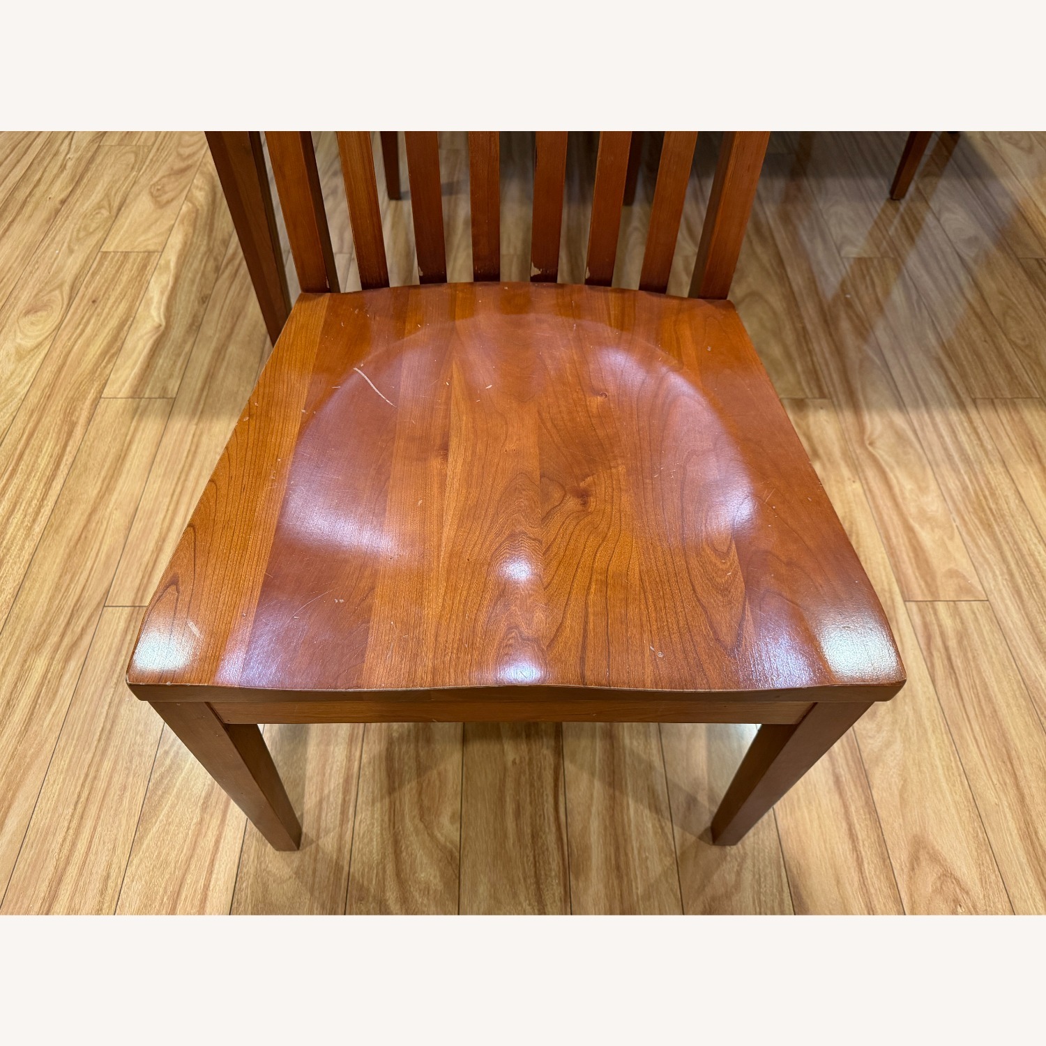 Ethan Allen Teagan Wood Dining Chairs Set of 6 - image-4