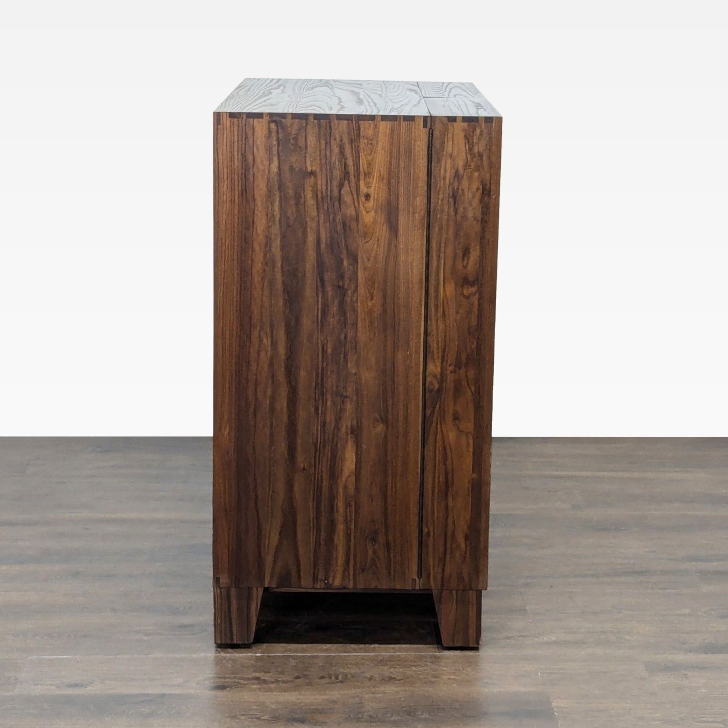Crate & Barrel Marin Shiitake Bar Cabinet - image-4