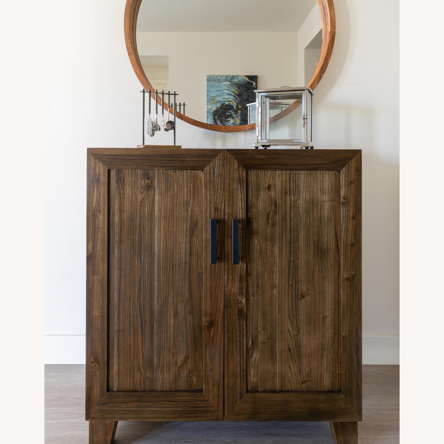 Crate & Barrel Marin Shiitake Bar Cabinet - image-11