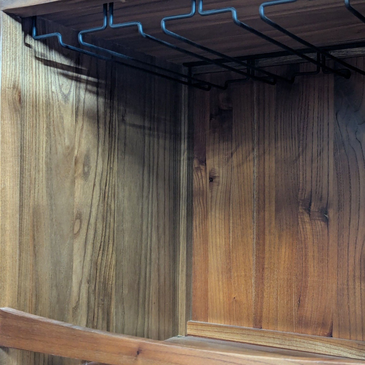 Crate & Barrel Marin Shiitake Bar Cabinet - image-9