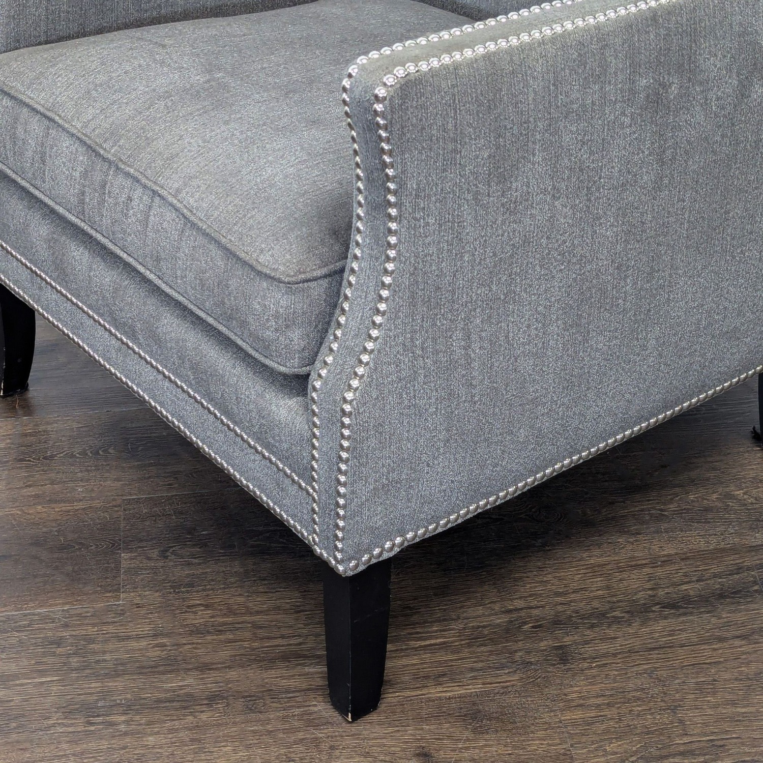 Bernhardt Kingston Gray High Back Lounge Chair  - image-4