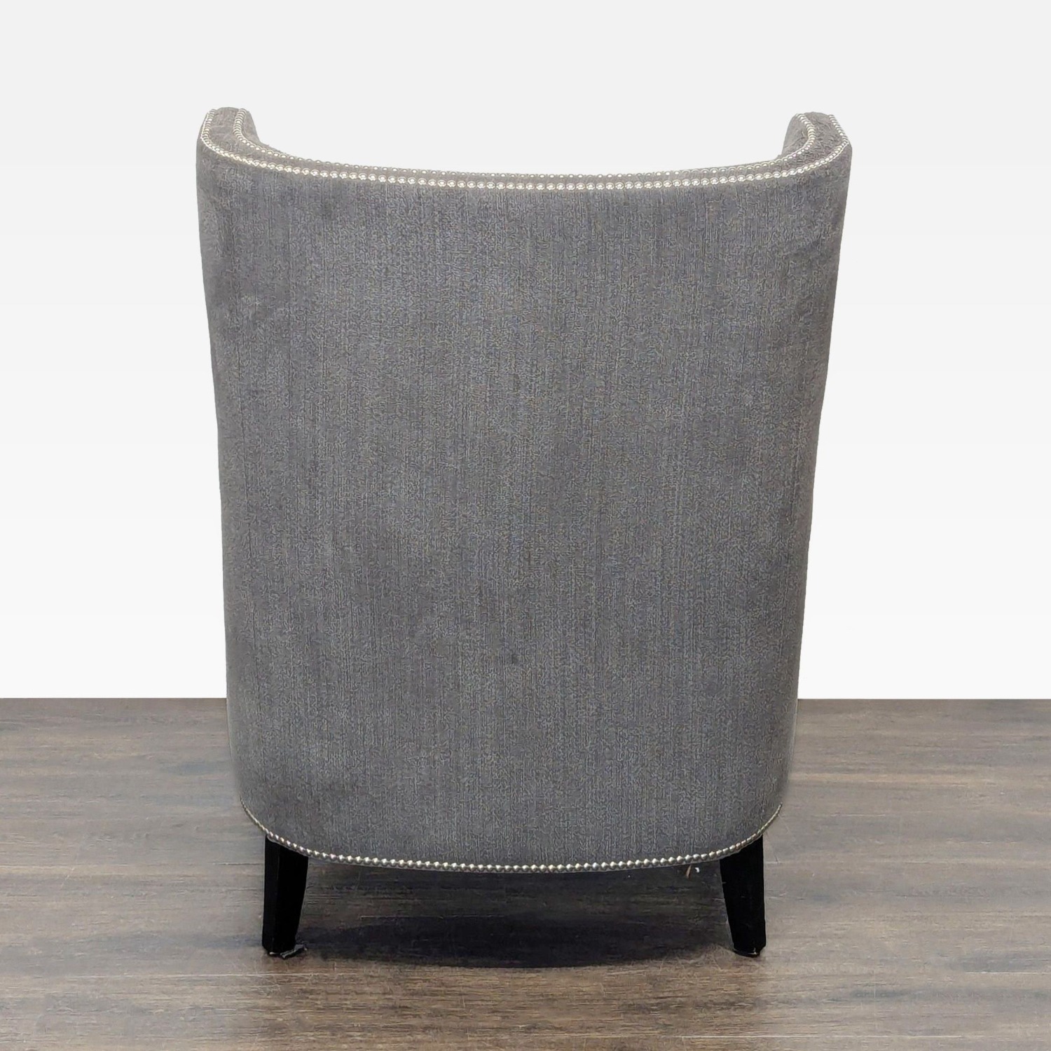Bernhardt Kingston Gray High Back Lounge Chair  - image-2