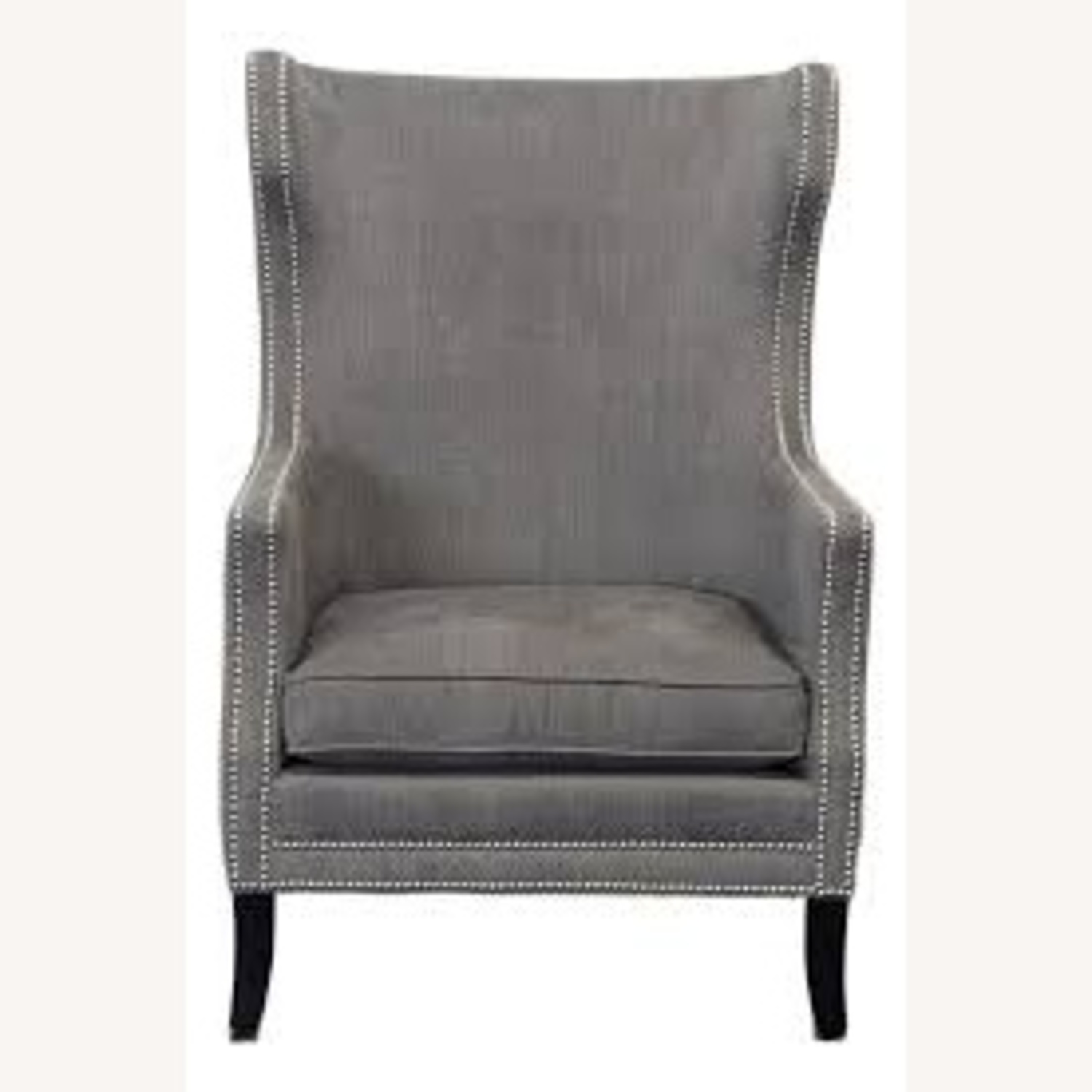 Bernhardt Kingston Gray High Back Lounge Chair  - image-9
