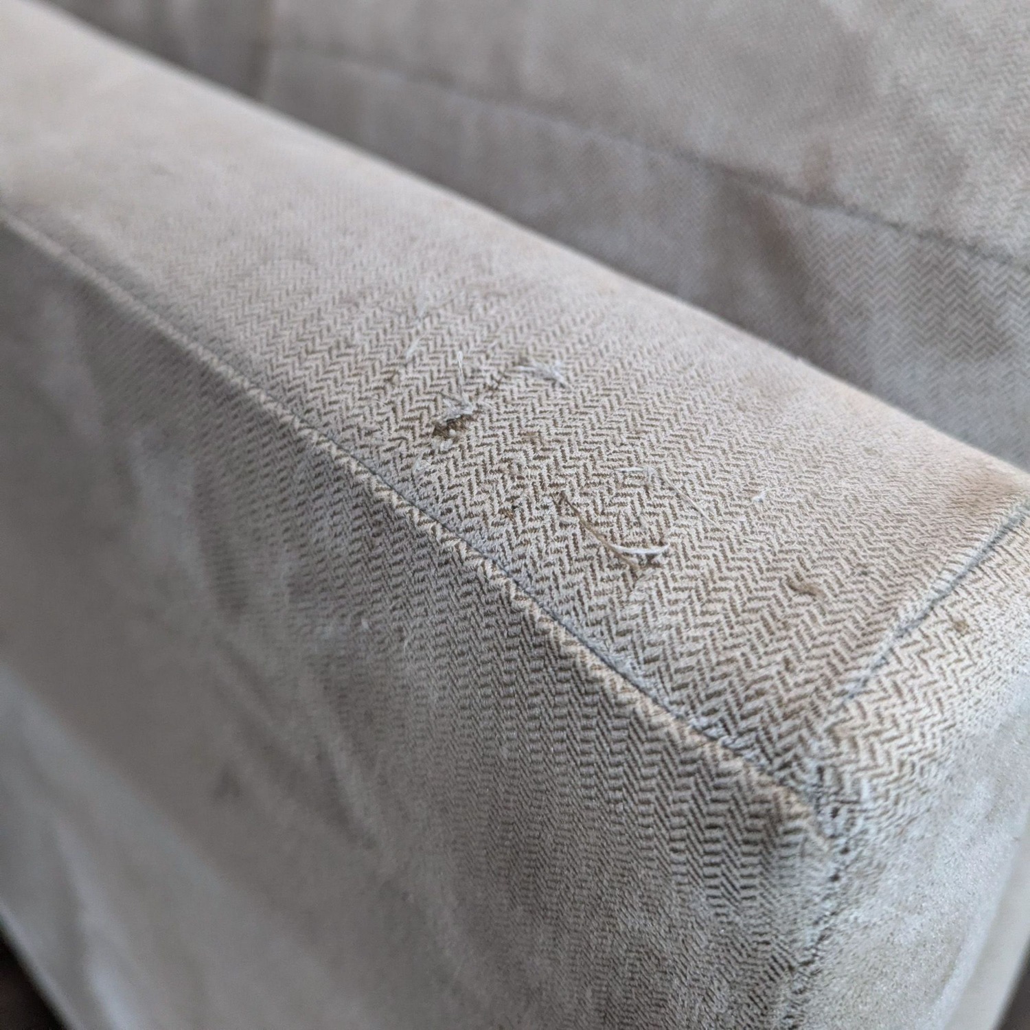 Modern Tan Fabric Sectional Sofa with Clean Lines	 - image-7