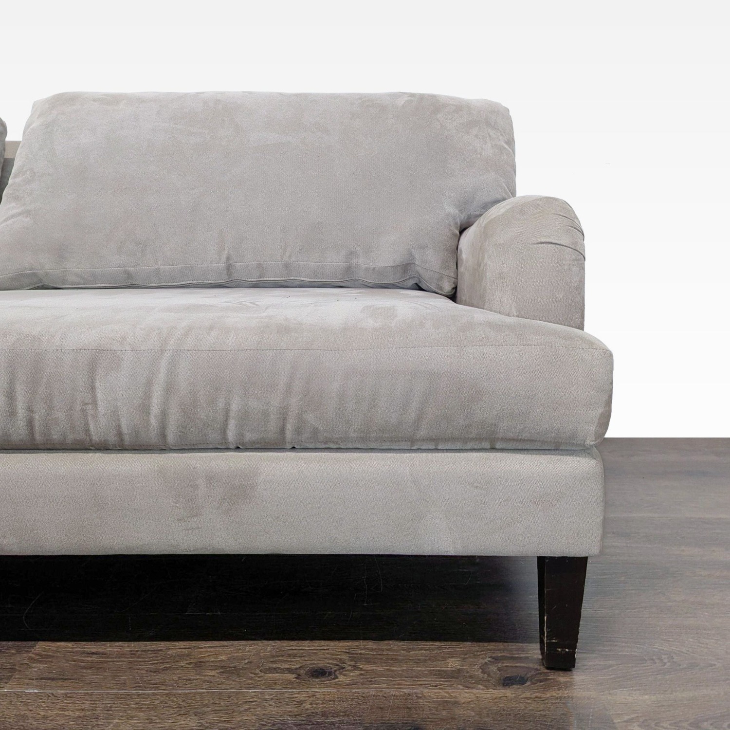 Modern Tan Fabric Sectional Sofa with Clean Lines	 - image-8