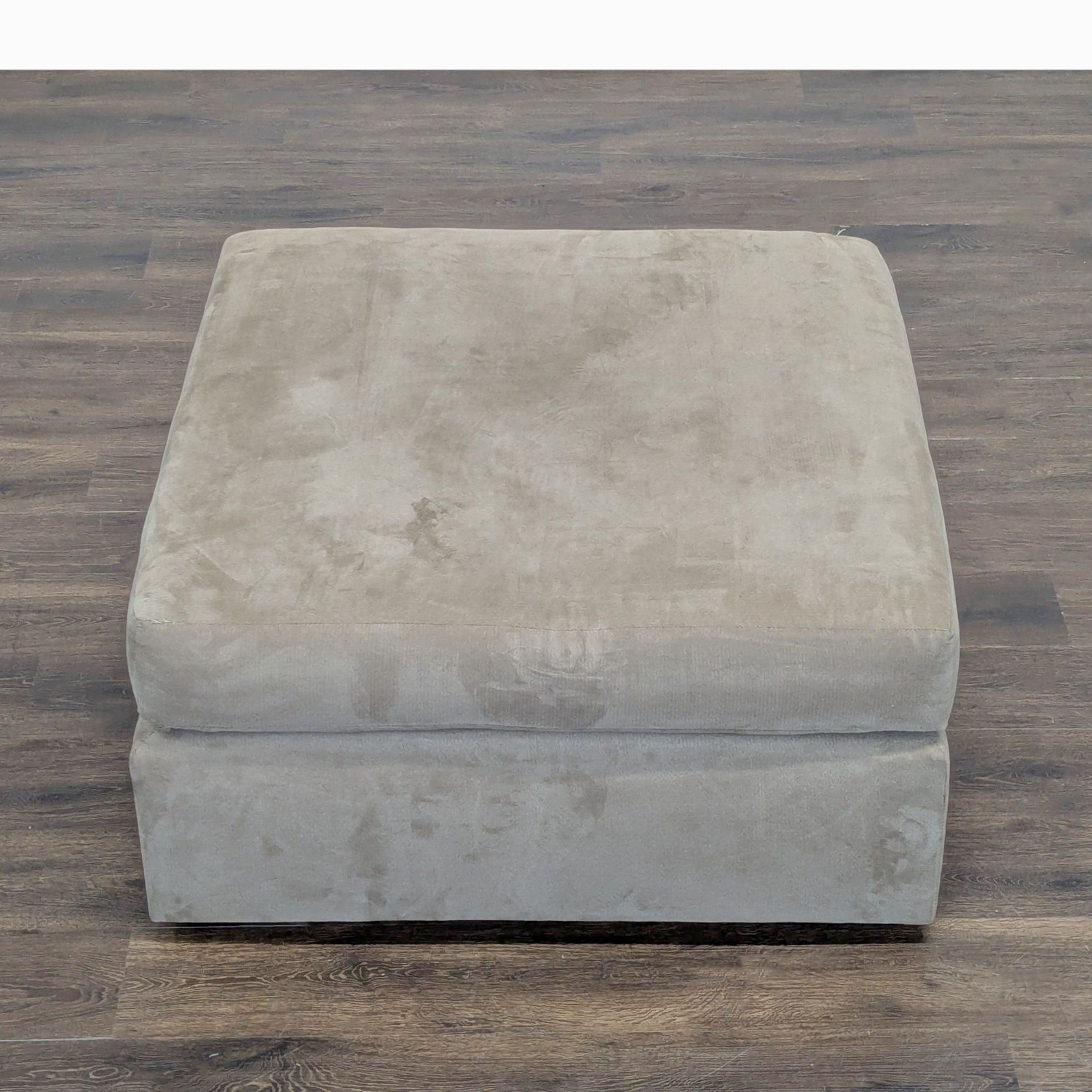 Upholstered Square Ottoman - image-2