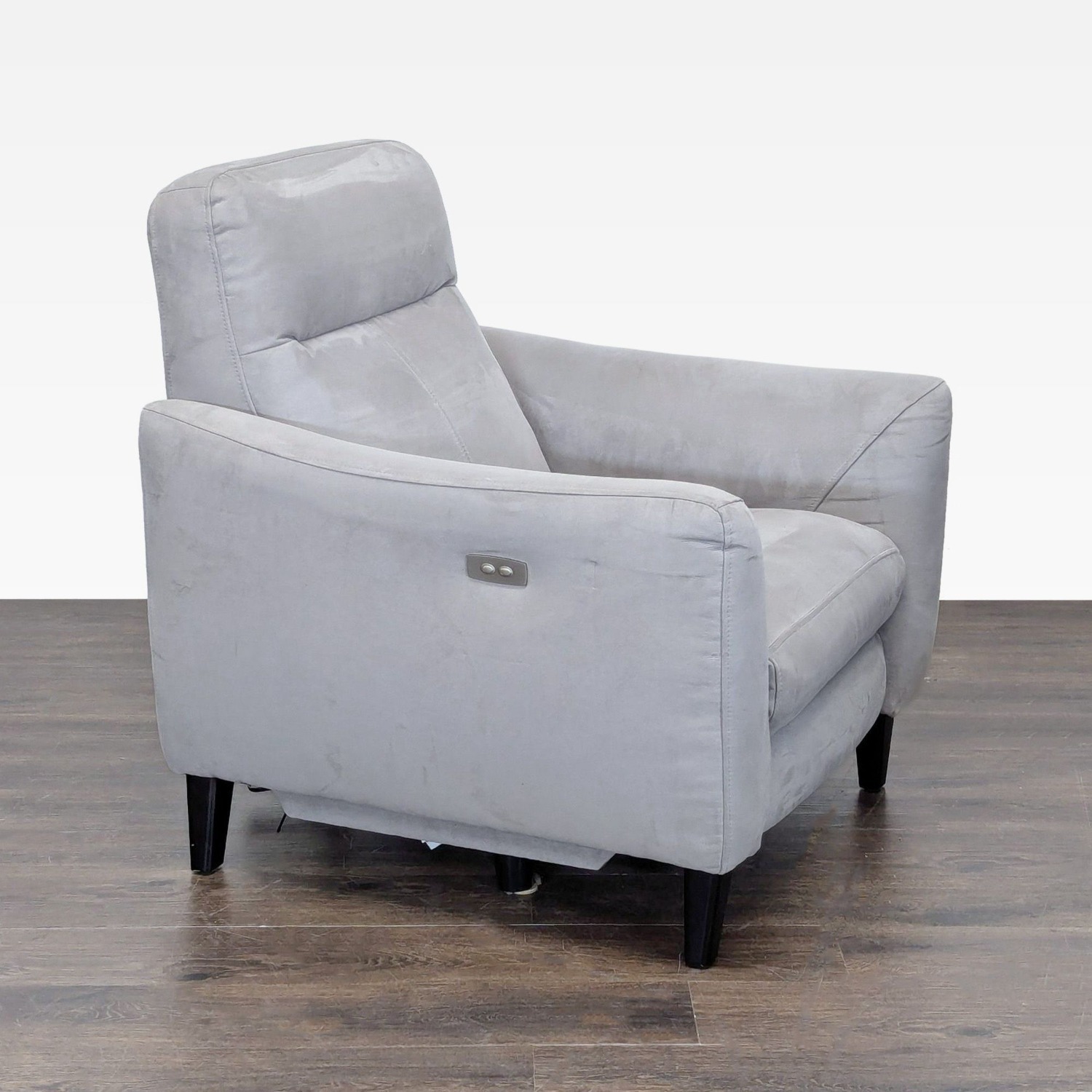 Jason Furniture Modern Grey Recliner Armchair  - image-3