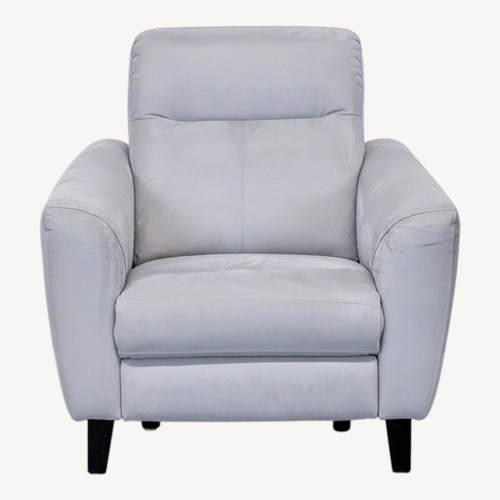 Used Jason Furniture Modern Grey Recliner Armchair  for sale on AptDeco