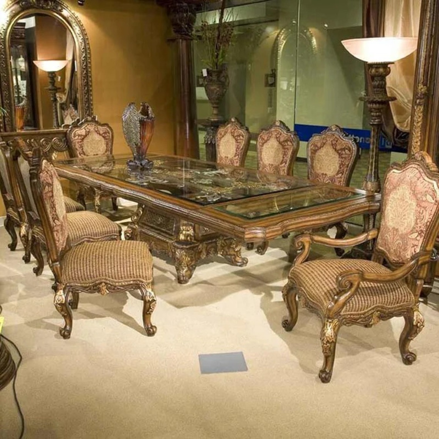 Ornate Extendable Dining Table - image-2