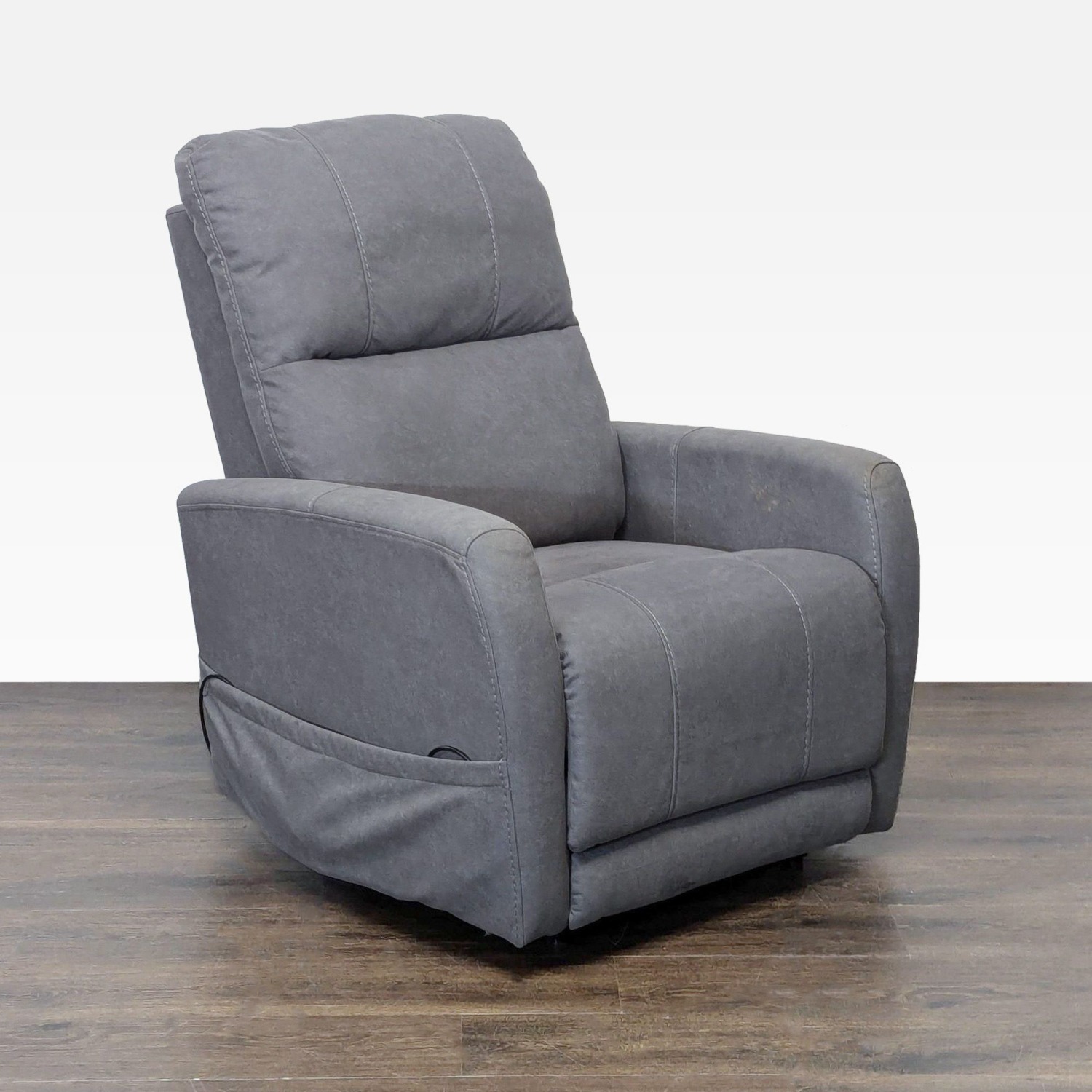 MotoMotion Power Recliner Lounge Chair in Gray - image-8