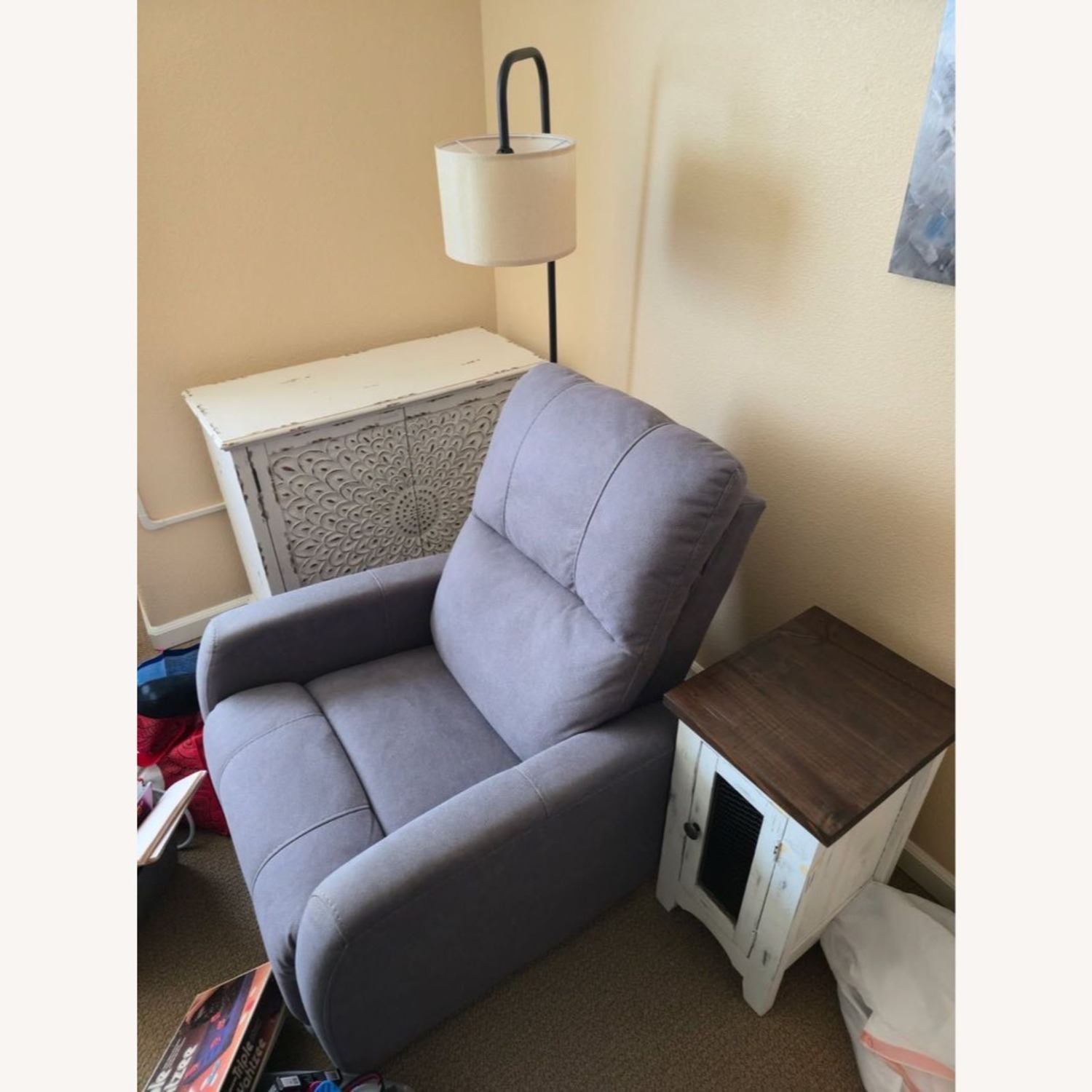 MotoMotion Power Recliner Lounge Chair in Gray - image-2