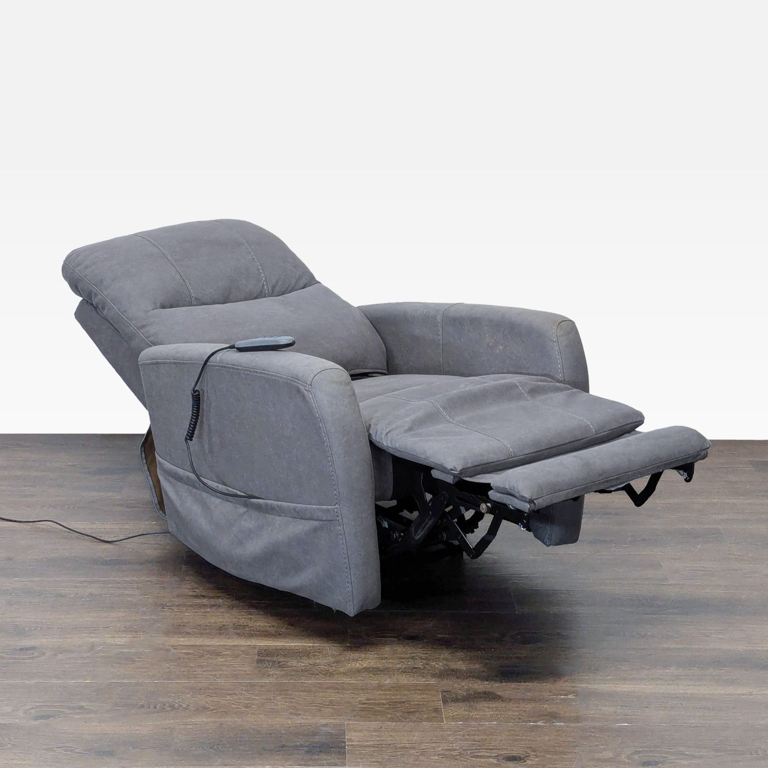 MotoMotion Power Recliner Lounge Chair in Gray - image-9