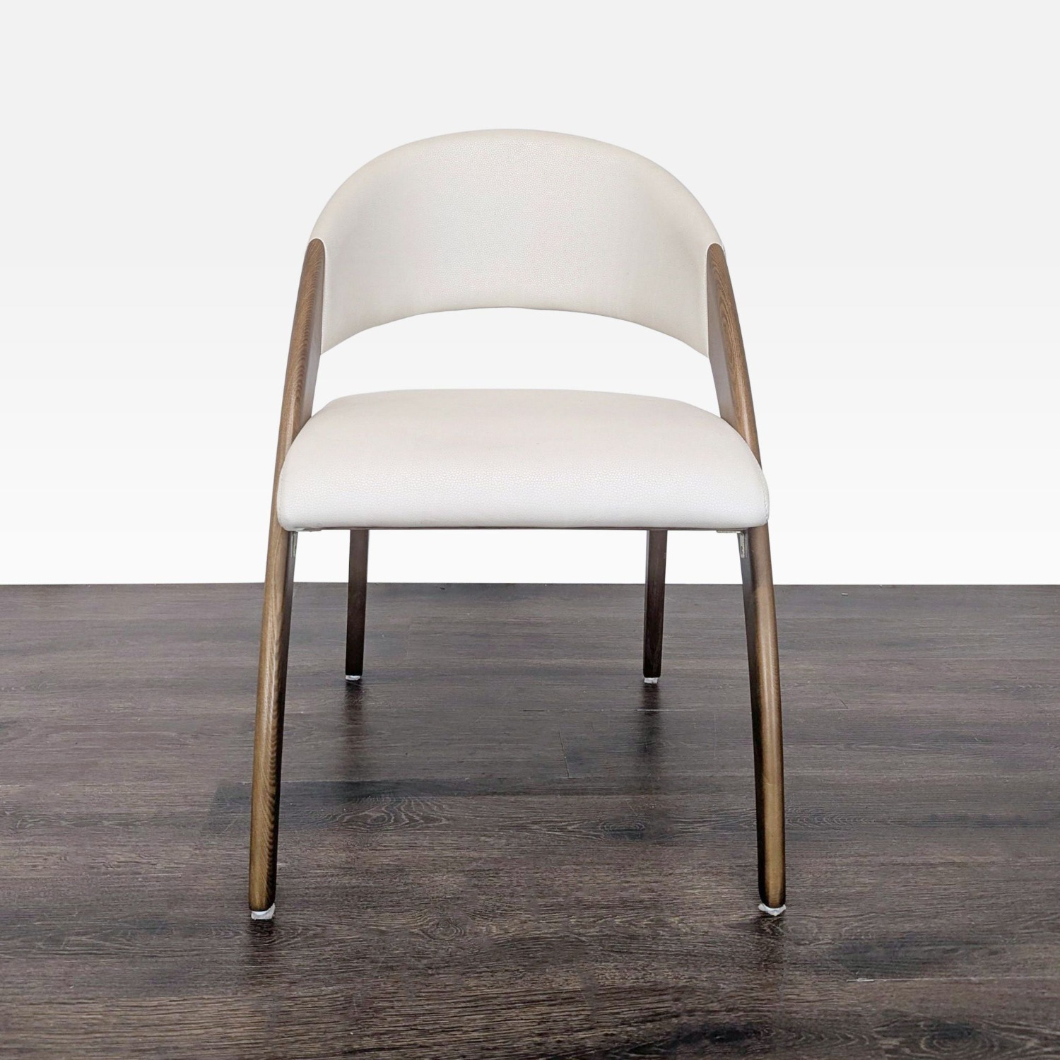 Lucas Mid-Century Cream & Walnut Dining Chair	 - image-14
