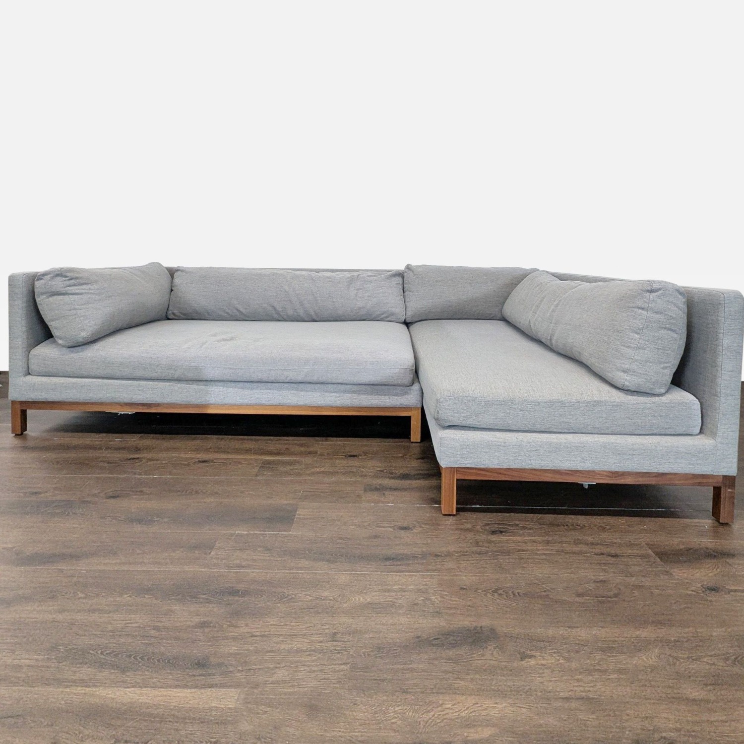 Interior Define Jasper Grey Sectional Sofa  - image-4