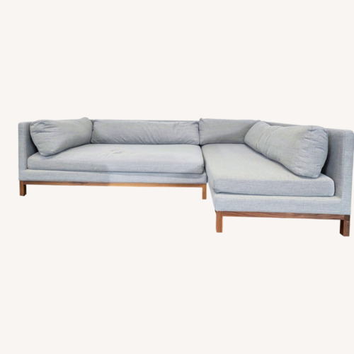 Used Interior Define Jasper Grey Sectional Sofa  for sale on AptDeco