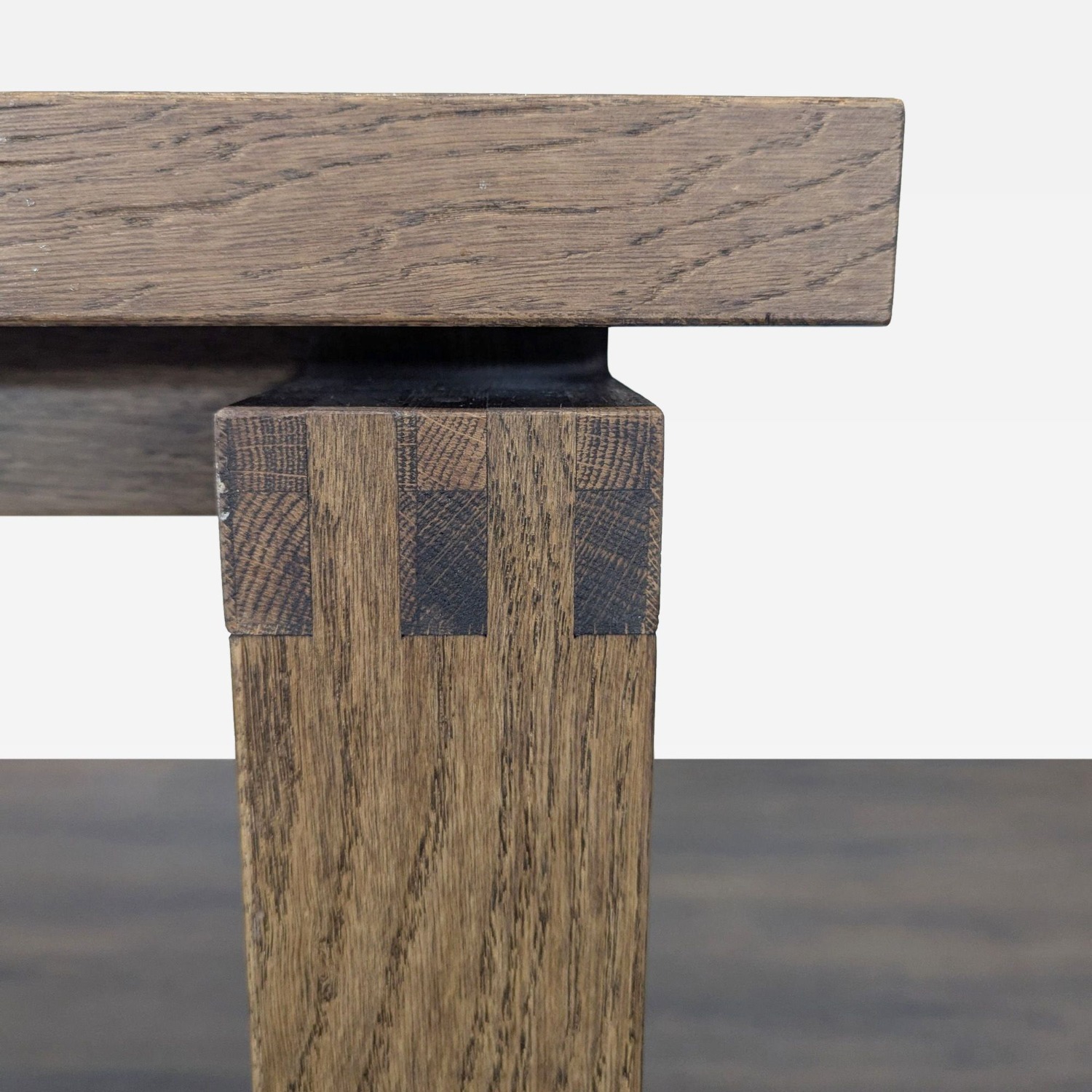 Wood Sled Base Dining Table - image-4