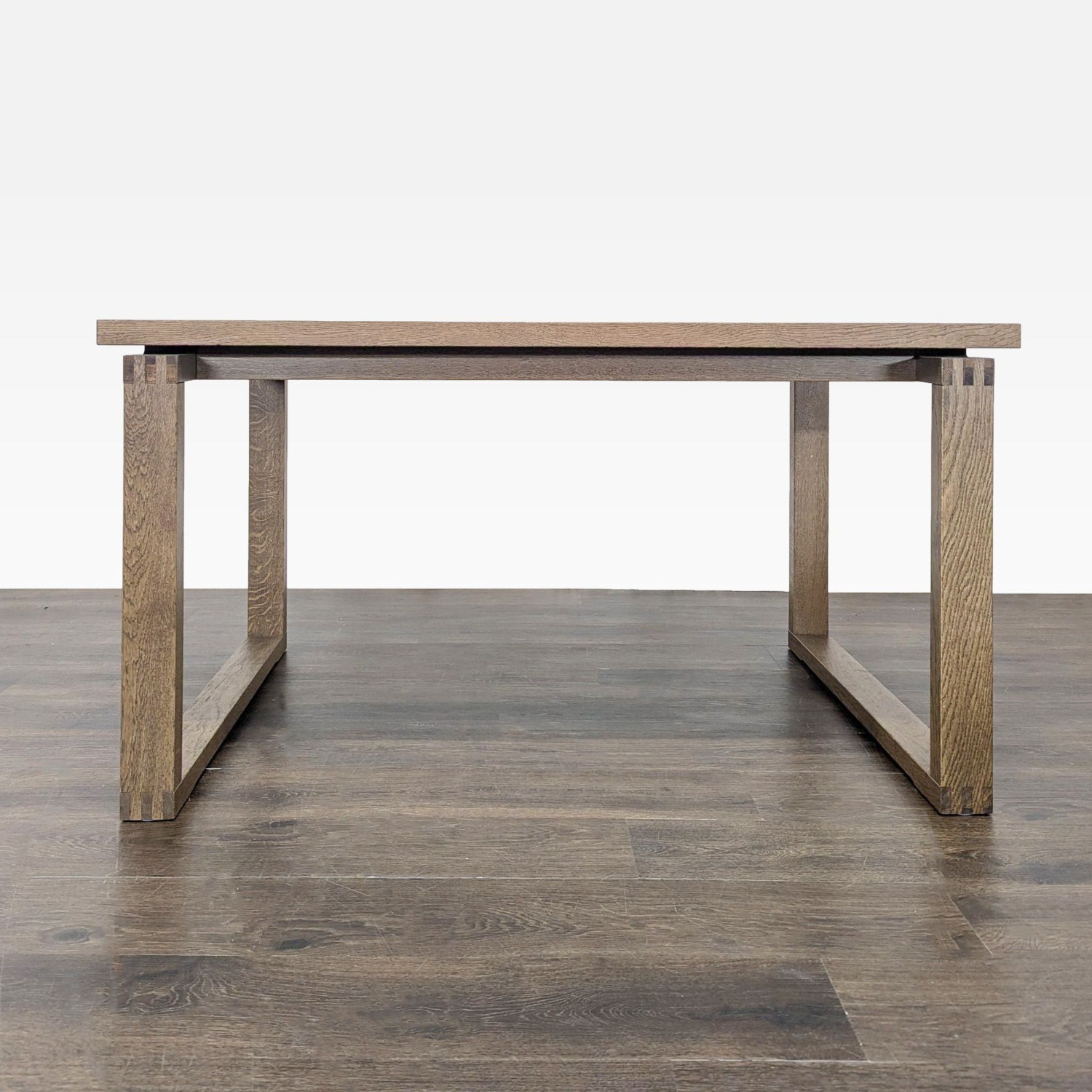 Wood Sled Base Dining Table - image-7