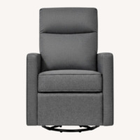 Davinci Gabby Modern Gray Swivel Lounge Chair