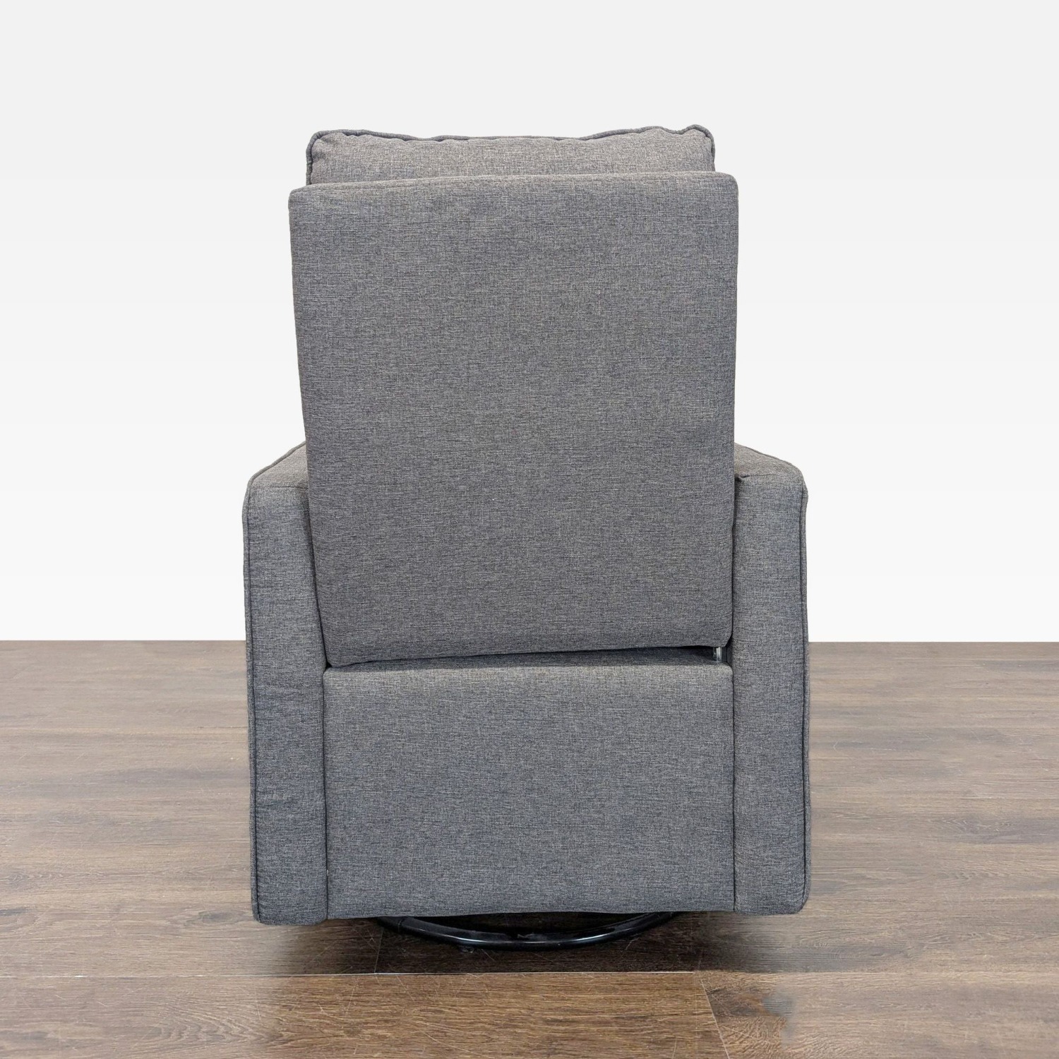 Davinci Gabby Modern Gray Swivel Lounge Chair - image-4