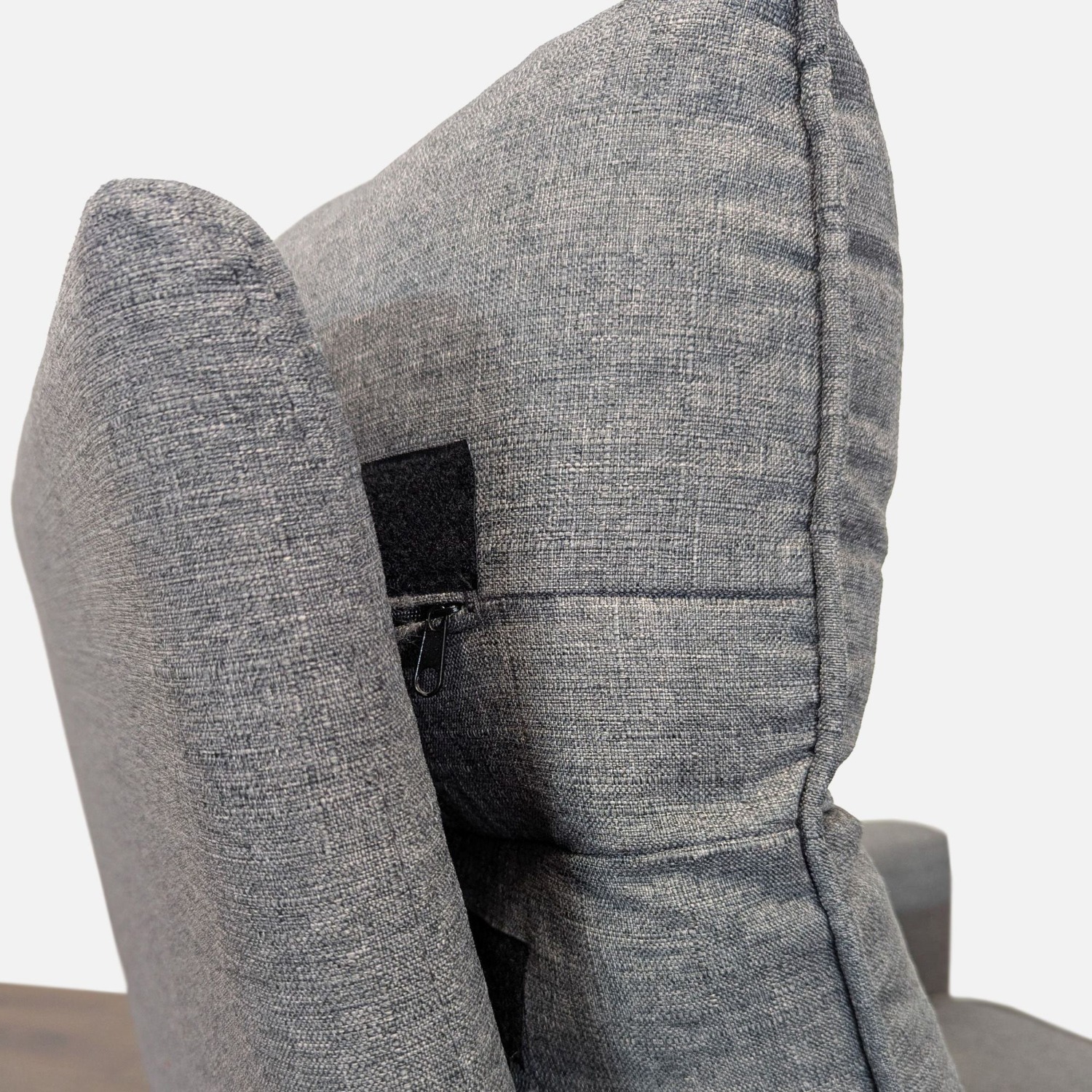 Davinci Gabby Modern Gray Swivel Lounge Chair - image-3