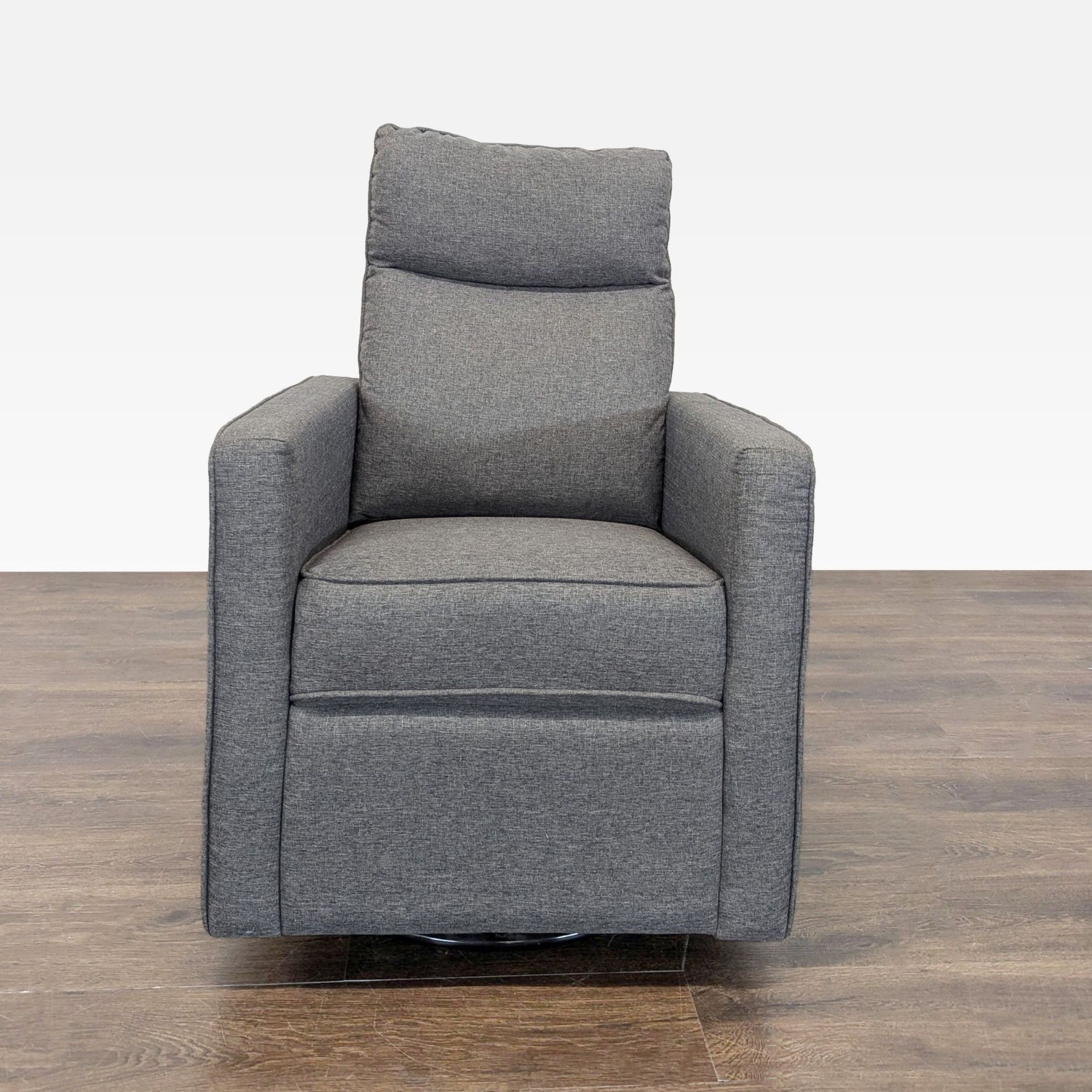 Davinci Gabby Modern Gray Swivel Lounge Chair - image-6