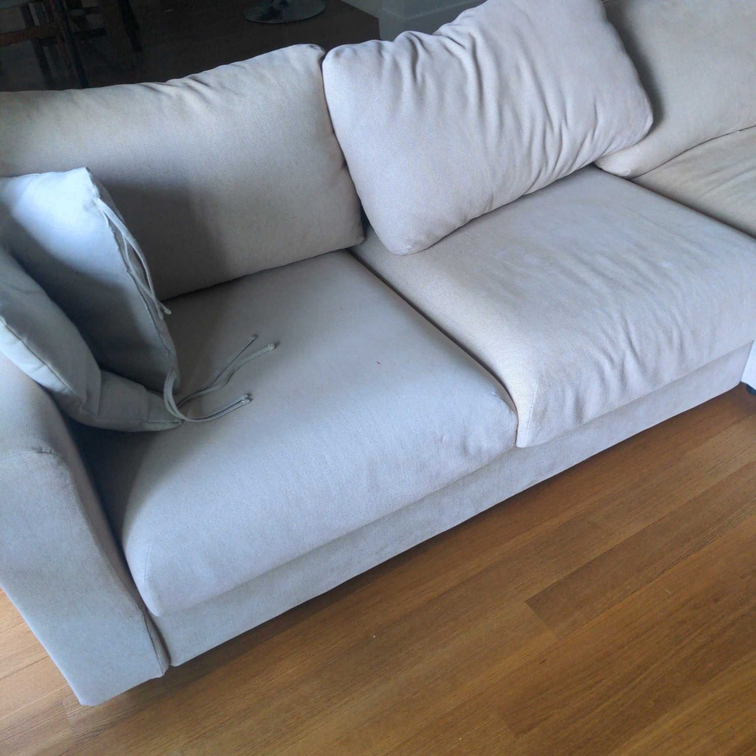 IKEA Finnala Modern Beige L-Shaped Sectional - image-2
