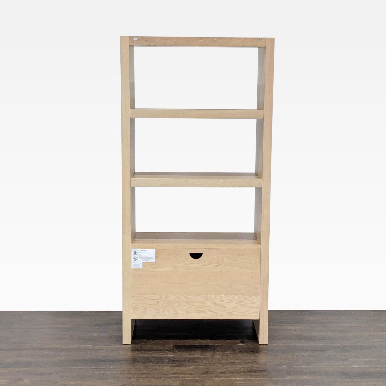 Article Torme Modern Light Wood Bookshelf with Cabinet - image-8