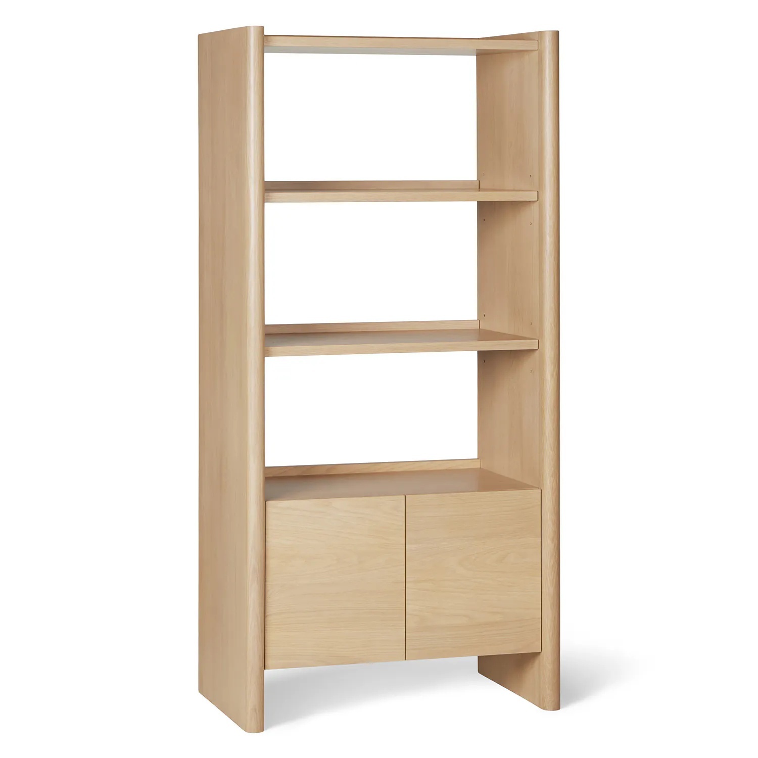 Article Torme Modern Light Wood Bookshelf with Cabinet - image-11