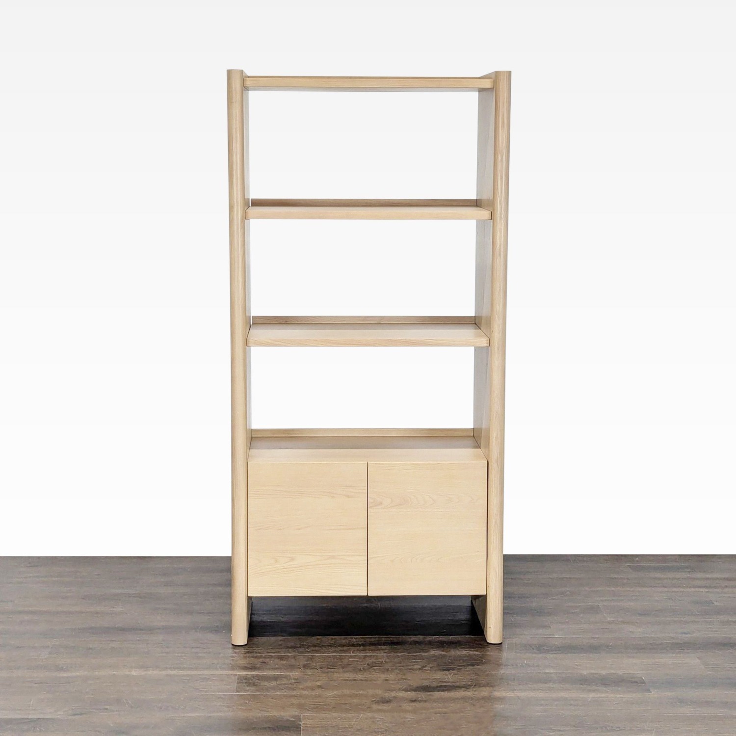 Article Torme Modern Light Wood Bookshelf with Cabinet - image-10