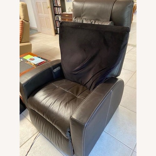 Used Positive Posture Leather Electric Lounge Recliner  for sale on AptDeco