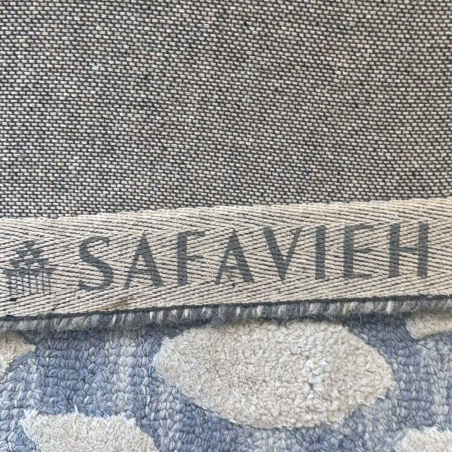 Safavieh Blue & Ivory Textured Modern Rug 8x10 - image-2