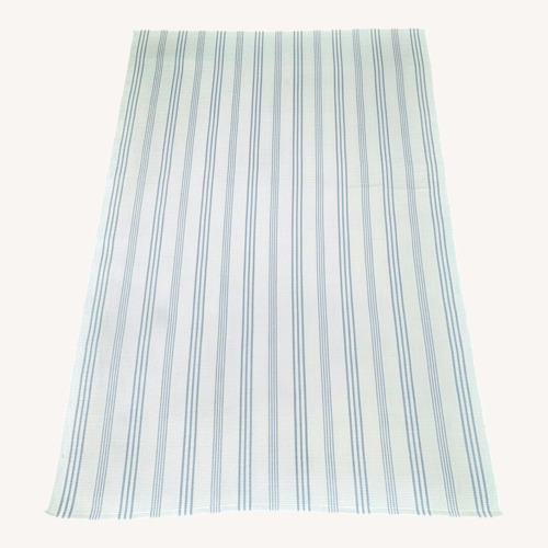 Used Dash and Albert Ivory & Grey Striped Flat Weave for sale on AptDeco