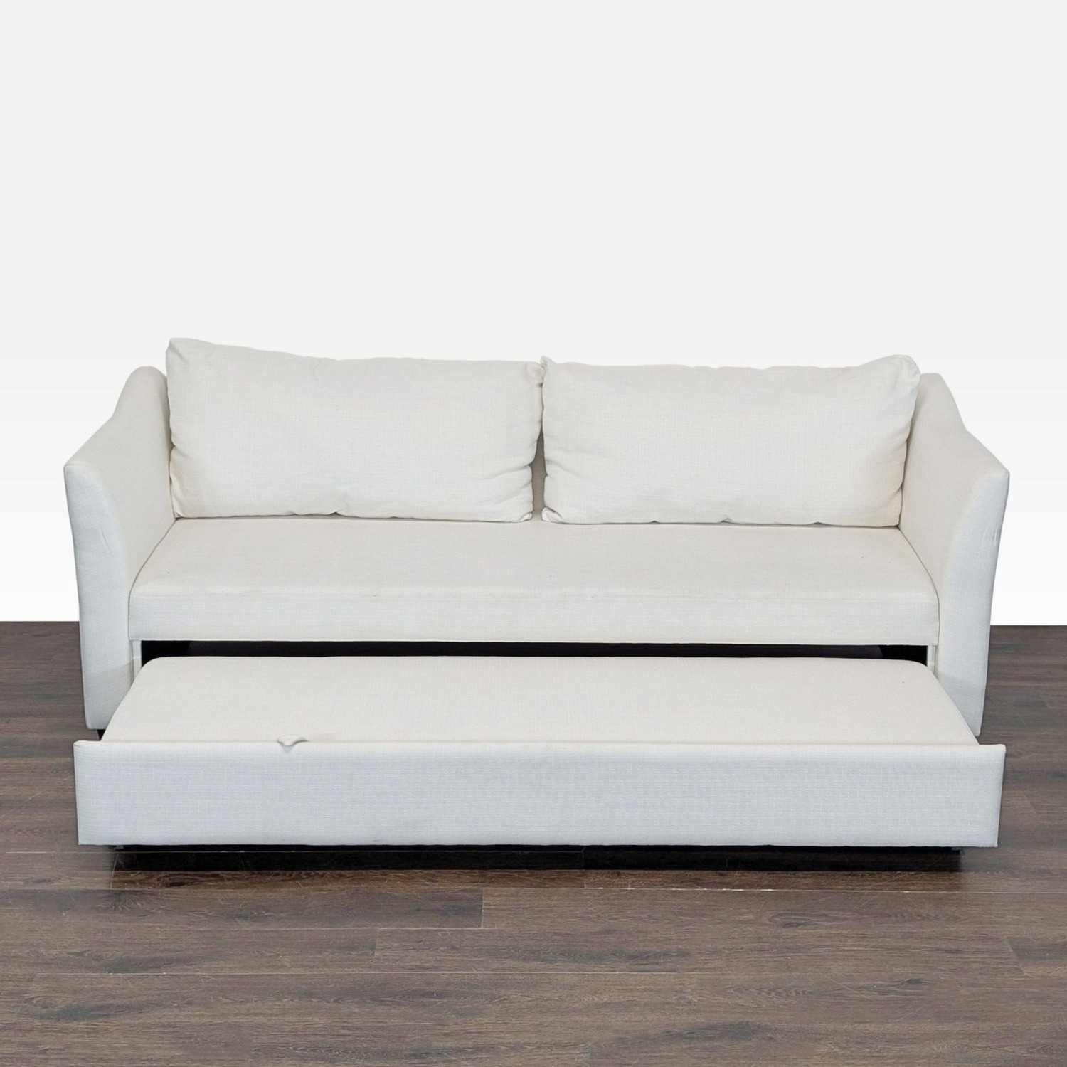 Pottery Barn York Slope Arm Modern Cream Sleeper  - image-7