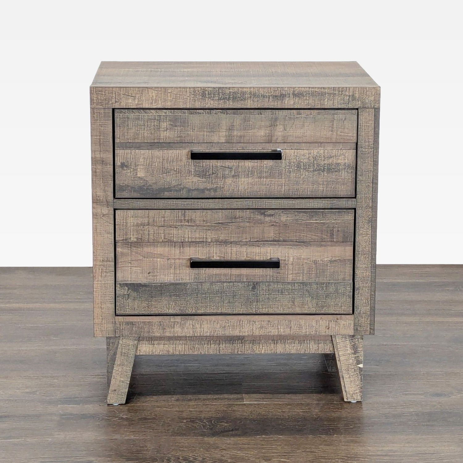 Crown Mark Rustic Two Drawer Nightstand - image-10