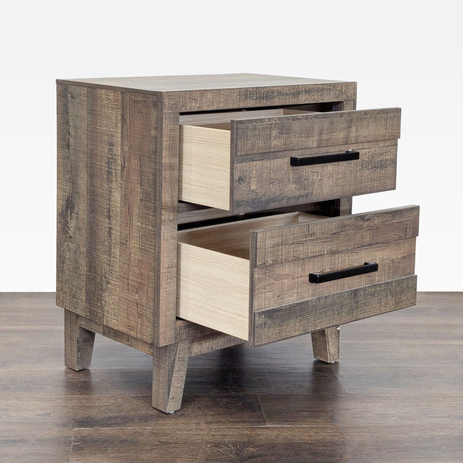 Crown Mark Rustic Two Drawer Nightstand - image-9