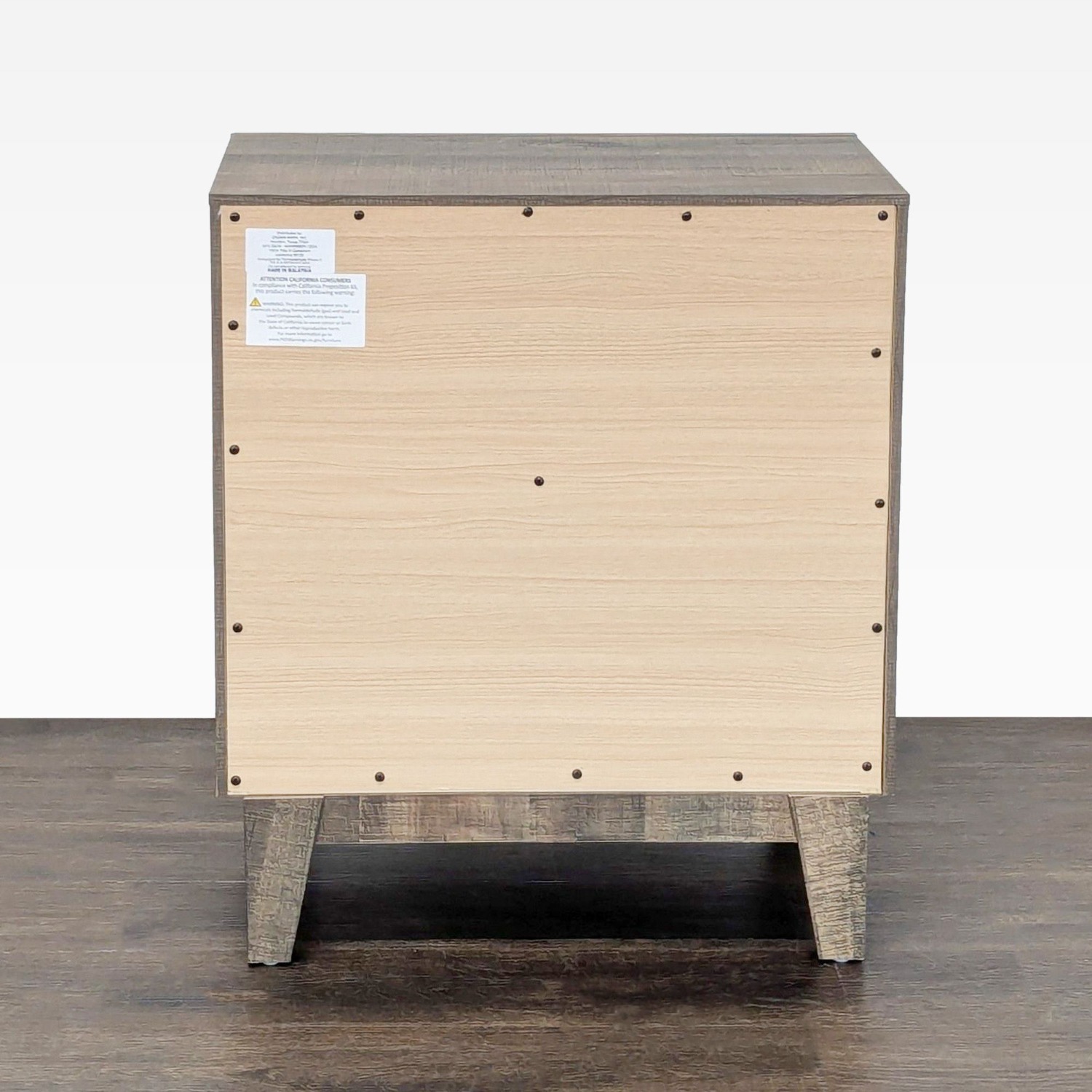 Crown Mark Rustic Two Drawer Nightstand - image-8