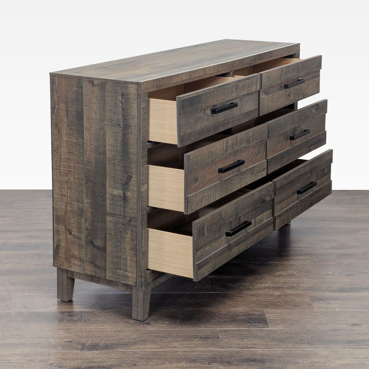 Crown Mark 6-Drawer Rustic Wood Dresser  - image-10